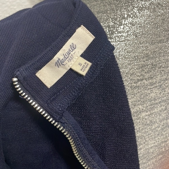 Madewell Crosswalk Pullover V Neck Color Block Sweatshirt Small‎ - Picture 4 of 6